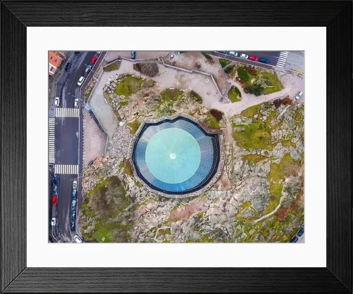 Framed Print : Aerial view of Helsinki Church in Finland Framed Print : Aerial view of Helsinki Church in Finland