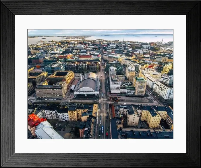 Framed Print : Aerial view of Helsinki. Finland Framed Print : Aerial view of Helsinki. Finland