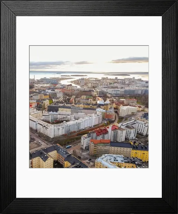 Framed Print : Aerial view of Helsinki. Finland Framed Print : Aerial view of Helsinki. Finland