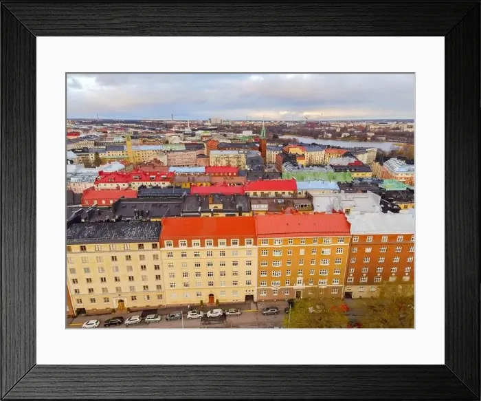 Framed Print : Aerial view of Helsinki. Finland Framed Print : Aerial view of Helsinki. Finland