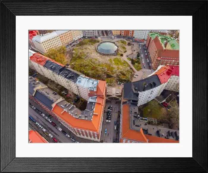 Framed Print : Aerial view of Helsinki. Finland Framed Print : Aerial view of Helsinki. Finland