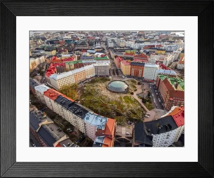 Framed Print : Aerial view of Helsinki. Finland Framed Print : Aerial view of Helsinki. Finland