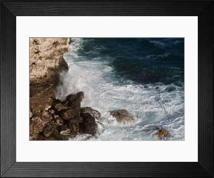 Framed Print : Ocean wave background breaking sea water rocky shore rough seas turquoise water gradient foam Framed Print : Ocean wave background breaking sea water rocky shore rough seas turquoise water gradient foam