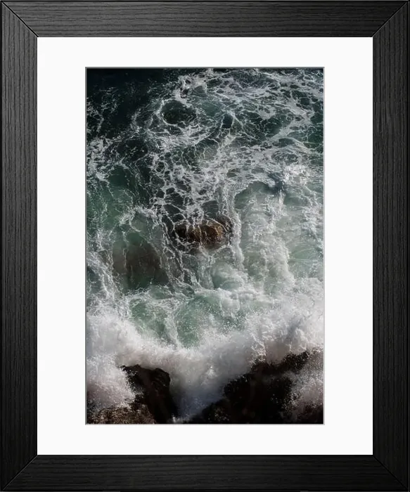 Framed Print : Ocean wave background breaking sea water rocky shore rough seas turquoise water gradient foam Framed Print : Ocean wave background breaking sea water rocky shore rough seas turquoise water gradient foam