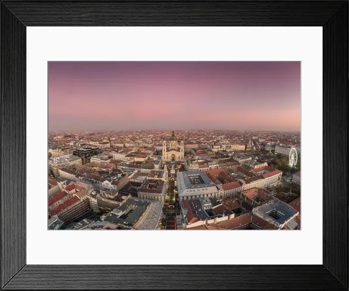 Framed Print : St. Stephen's Basilica in Budapest Hungary at night Framed Print : St. Stephen's Basilica in Budapest Hungary at night