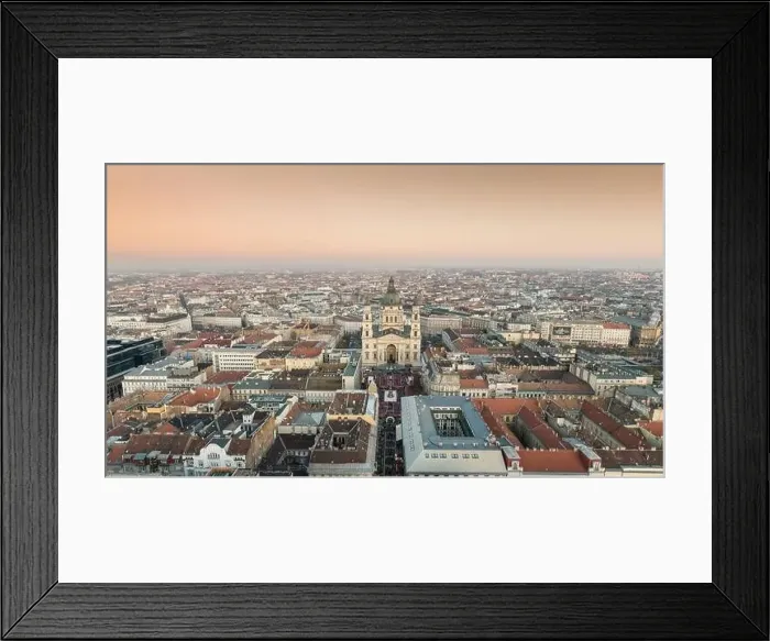Framed Print : St. Stephen's Basilica in Budapest Hungary panorama Framed Print : St. Stephen's Basilica in Budapest Hungary panorama