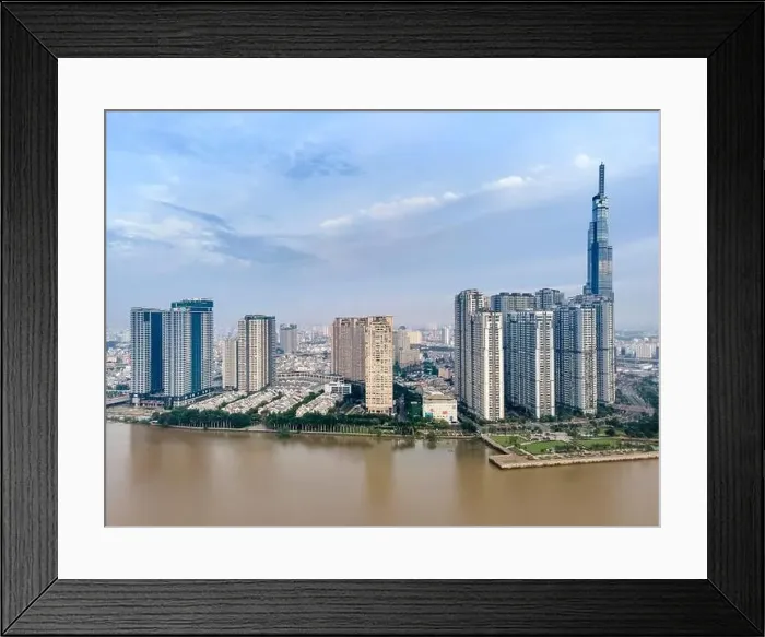 Framed Print : Ho Chi Minh City, Vietnam - October 27 Framed Print : Ho Chi Minh City, Vietnam - October 27