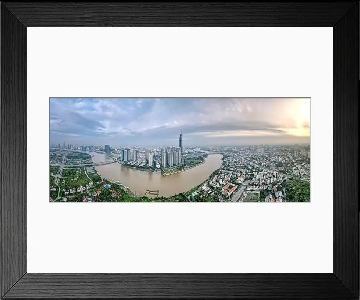 Framed Print : Ho Chi Minh City, Vietnam - October 27 Framed Print : Ho Chi Minh City, Vietnam - October 27