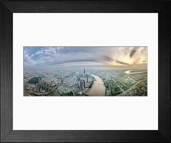 Framed Print : Ho Chi Minh City, Vietnam - October 27 Framed Print : Ho Chi Minh City, Vietnam - October 27