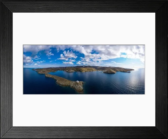 Framed Print : Greece, Kea Tzia island. Drone Framed Print : Greece, Kea Tzia island. Drone