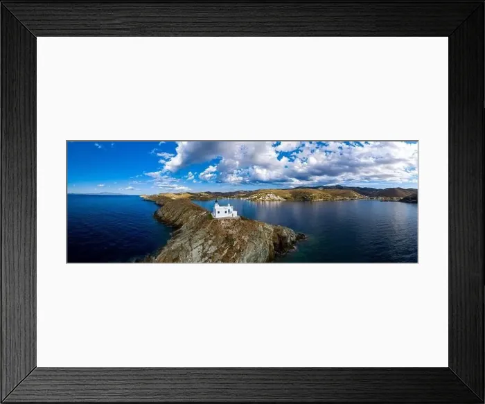 Framed Print : Greece, Kea Tzia island. Drone Framed Print : Greece, Kea Tzia island. Drone