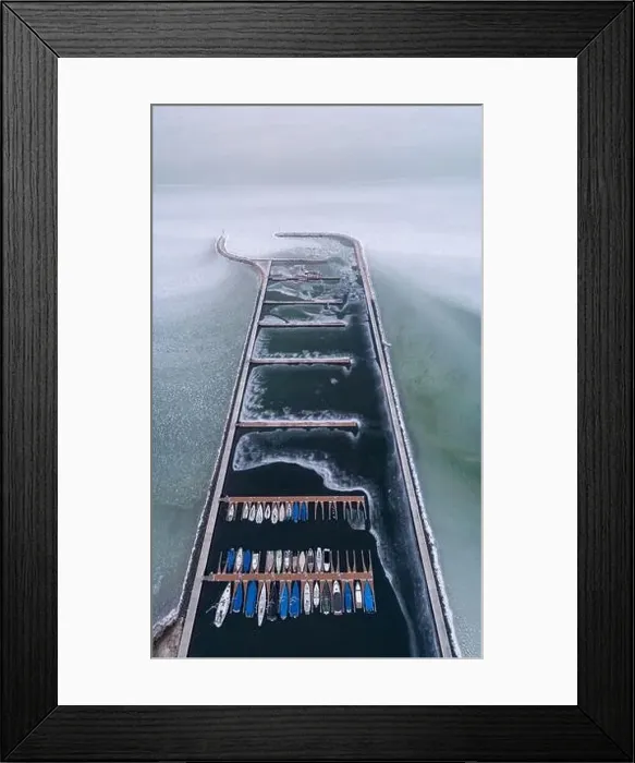 Framed Print : Aerial photo of Sailing boats in Lake Balaton, at Balatonfenyves Framed Print : Aerial photo of Sailing boats in Lake Balaton, at Balatonfenyves
