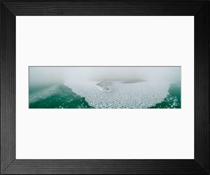 Framed Print : Foggy winter in Siofok harbor, Hungary Framed Print : Foggy winter in Siofok harbor, Hungary