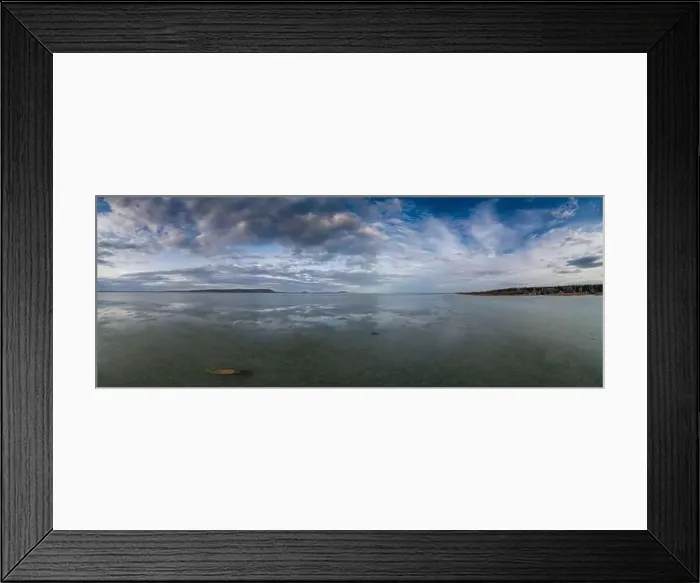 Framed Print : panoramic view with Lake Balaton at winter from Balatonbereny Framed Print : panoramic view with Lake Balaton at winter from Balatonbereny
