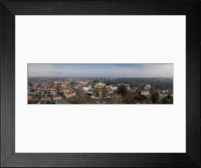 Framed Print : Aerial photo of Batthyany castle, Kormend Framed Print : Aerial photo of Batthyany castle, Kormend
