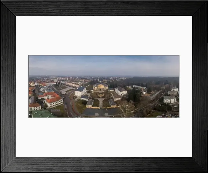 Framed Print : Aerial photo of Batthyany castle, Kormend Framed Print : Aerial photo of Batthyany castle, Kormend