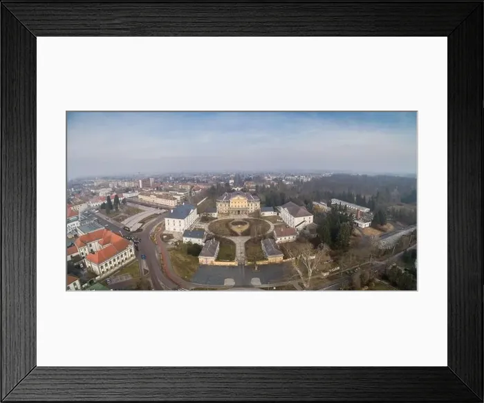 Framed Print : Aerial photo of Batthyany castle, Kormend Framed Print : Aerial photo of Batthyany castle, Kormend