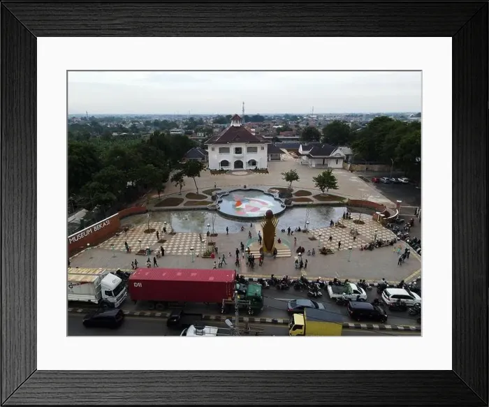 Framed Print : Bekasi, Indonesia, December 2020 - The Bekasi History Museum in Tambun Framed Print : Bekasi, Indonesia, December 2020 - The Bekasi History Museum in Tambun