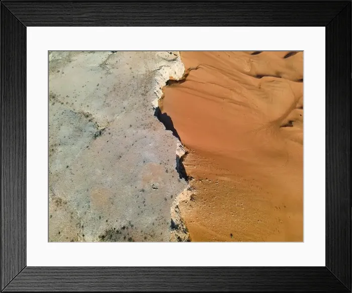 Framed Print : Scenic Fossil Rock in the Sharjah desert of the United Arab Emirates aerial view Framed Print : Scenic Fossil Rock in the Sharjah desert of the United Arab Emirates aerial view
