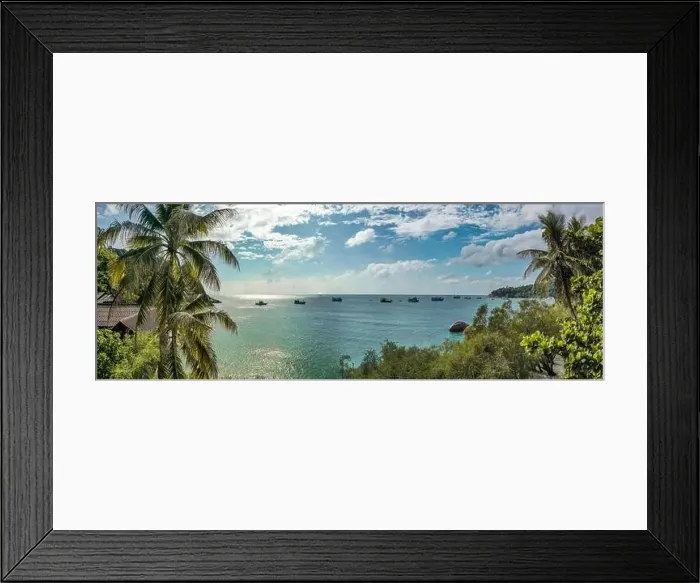 Framed Print : Aerial view of Koh Tao, Samui Province, Thailand, South east Asia Framed Print : Aerial view of Koh Tao, Samui Province, Thailand, South east Asia