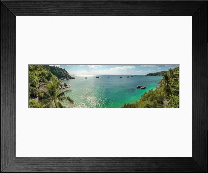 Framed Print : Aerial view of Koh Tao, Samui Province, Thailand, South east Asia Framed Print : Aerial view of Koh Tao, Samui Province, Thailand, South east Asia