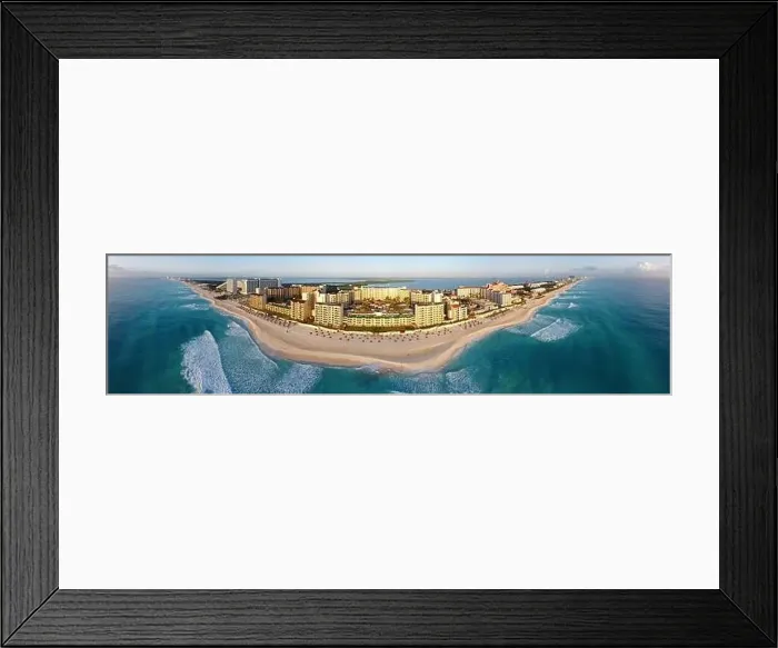 Framed Print : Cancun beach and The Royal Islander Resort Framed Print : Cancun beach and The Royal Islander Resort