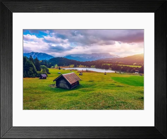 Framed Print : View from flying drone Framed Print : View from flying drone