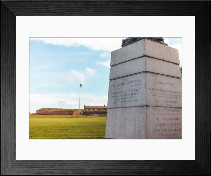 Framed Print : The George Armistead monument in Fort McHenry National Monument and Historic Shrine, Baltimore, Maryland Framed Print : The George Armistead monument in Fort McHenry National Monument and Historic Shrine, Baltimore, Maryland