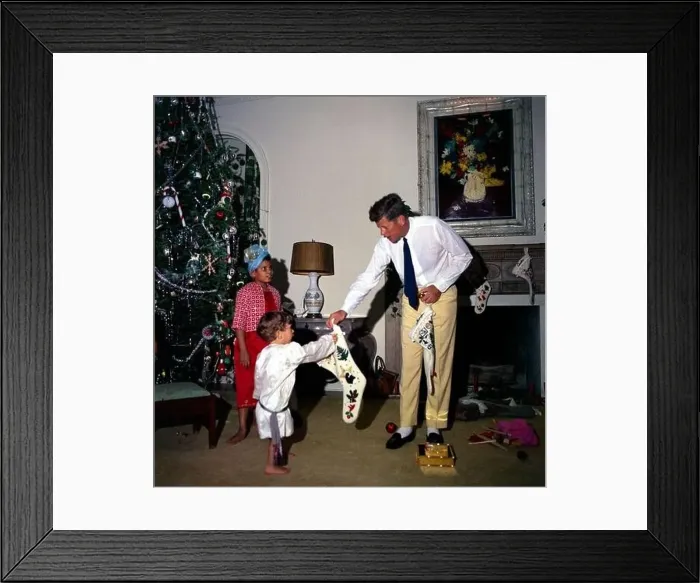 Framed Print : Christmas Day, Palm Beach. President John F Framed Print : Christmas Day, Palm Beach. President John F