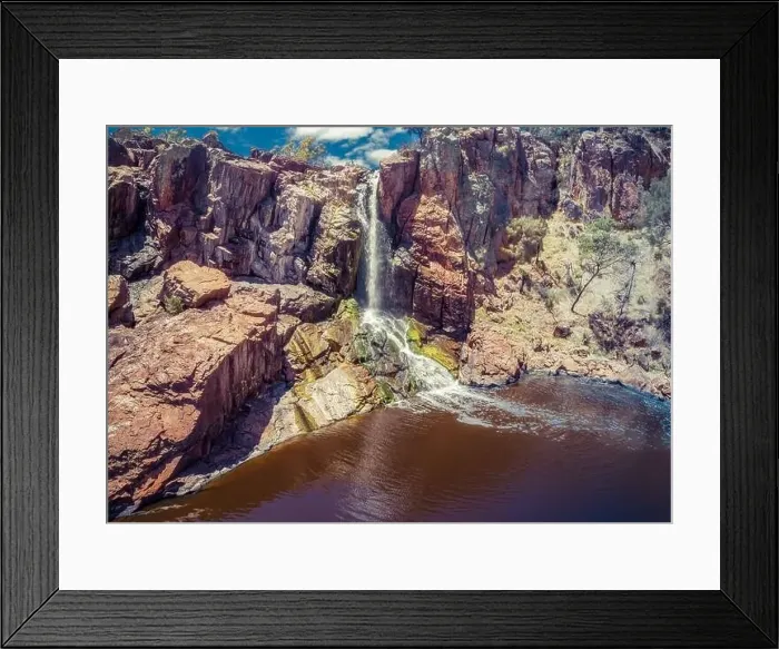 Framed Print : Nigretta Falls near Grampians, Victoria, Australia Framed Print : Nigretta Falls near Grampians, Victoria, Australia