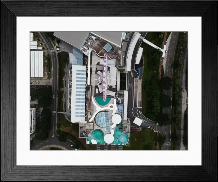 Framed Print : Aerial view of AEON MALL Jakarta Garden City Framed Print : Aerial view of AEON MALL Jakarta Garden City