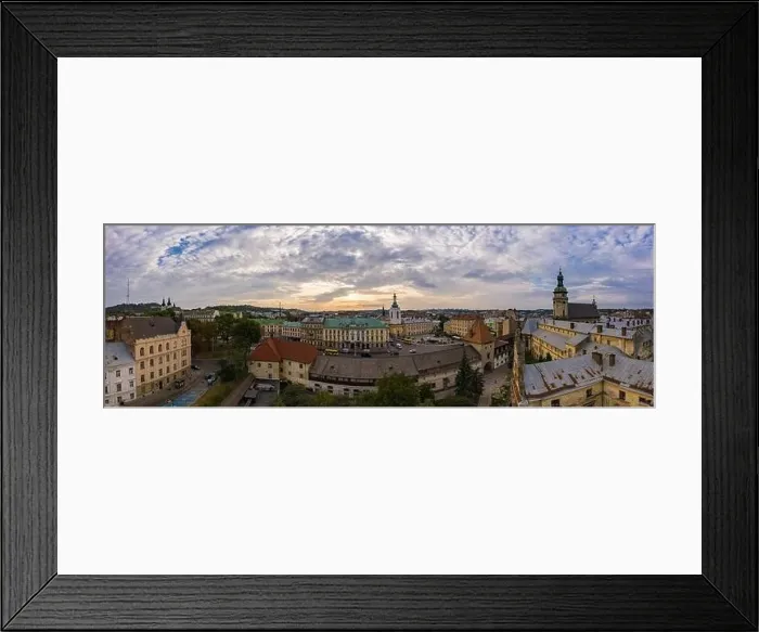 Framed Print : Lviv, Ukraine - August, 2020: Aerial view on Hlyniany Gate Framed Print : Lviv, Ukraine - August, 2020: Aerial view on Hlyniany Gate
