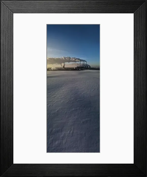 Framed Print : Winter landscape Framed Print : Winter landscape