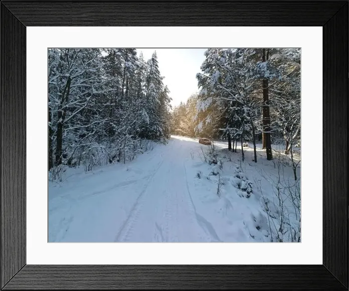 Framed Print : photo from a flying drone, a small planet and a winter landscape Framed Print : photo from a flying drone, a small planet and a winter landscape