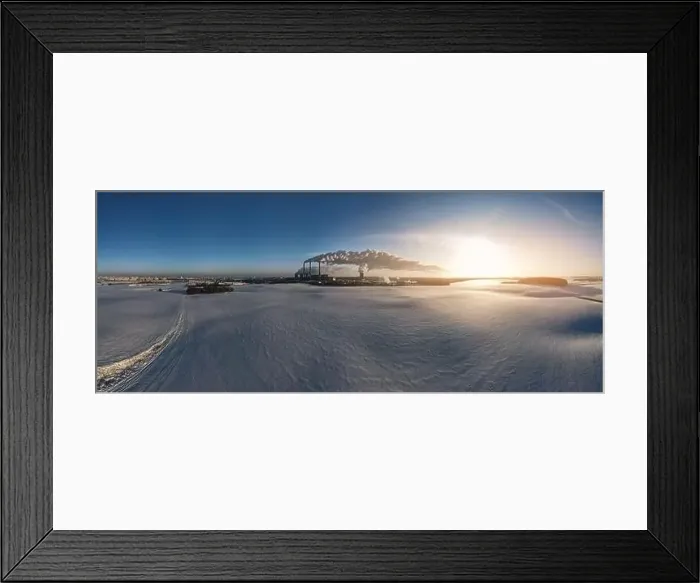 Framed Print : Winter landscape Framed Print : Winter landscape