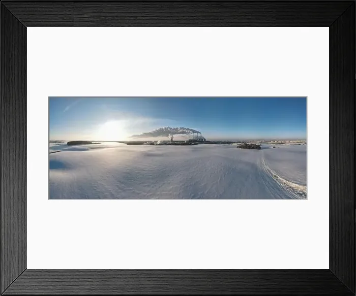 Framed Print : Winter landscape Framed Print : Winter landscape
