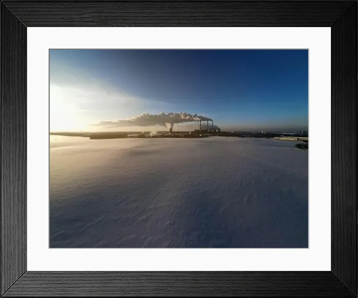 Framed Print : Winter landscape Framed Print : Winter landscape