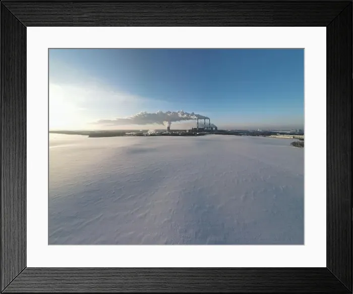 Framed Print : Winter landscape Framed Print : Winter landscape