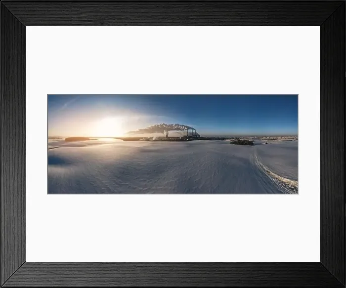 Framed Print : Winter landscape Framed Print : Winter landscape