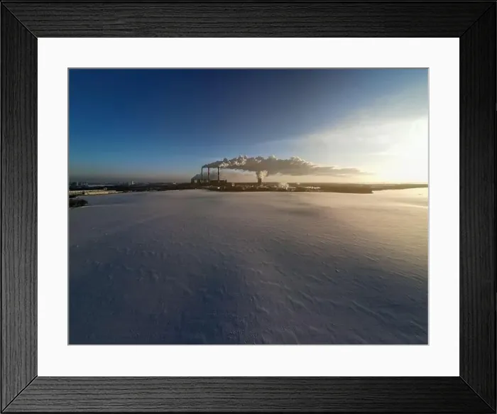 Framed Print : Winter landscape Framed Print : Winter landscape