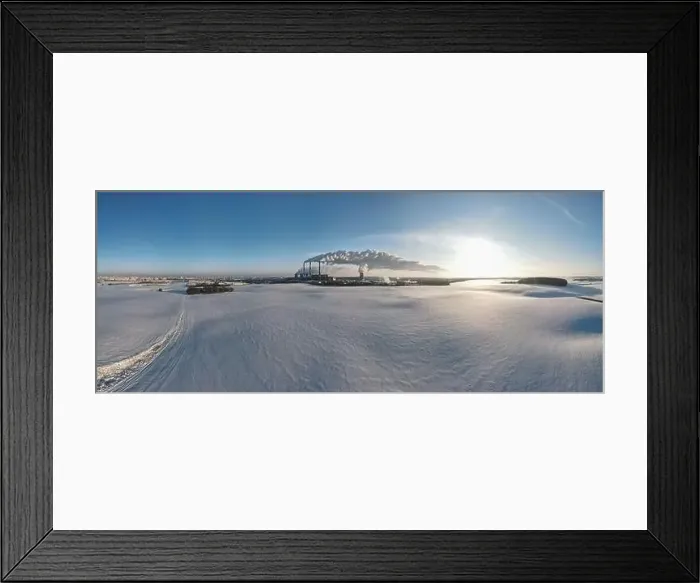 Framed Print : Winter landscape Framed Print : Winter landscape