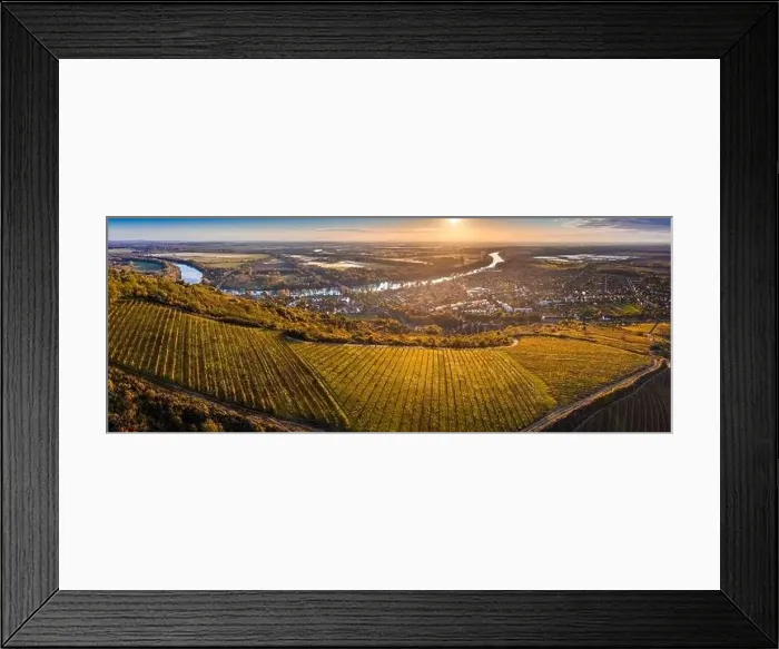 Framed Print : Tokaj, Hungary - Aerial panoramic view of the world famous Hungarian vineyards of Tokaj wine region with town of Tokaj Framed Print : Tokaj, Hungary - Aerial panoramic view of the world famous Hungarian vineyards of Tokaj wine region with town of Tokaj