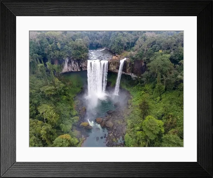 Framed Print : An image of the majestic waterfall K50 in Pleiku, Gia Lai province, Vietnam Framed Print : An image of the majestic waterfall K50 in Pleiku, Gia Lai province, Vietnam