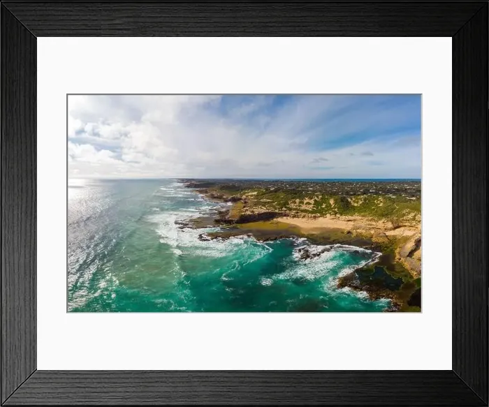Framed Print : Aerial View of Point Nepean Australia Framed Print : Aerial View of Point Nepean Australia