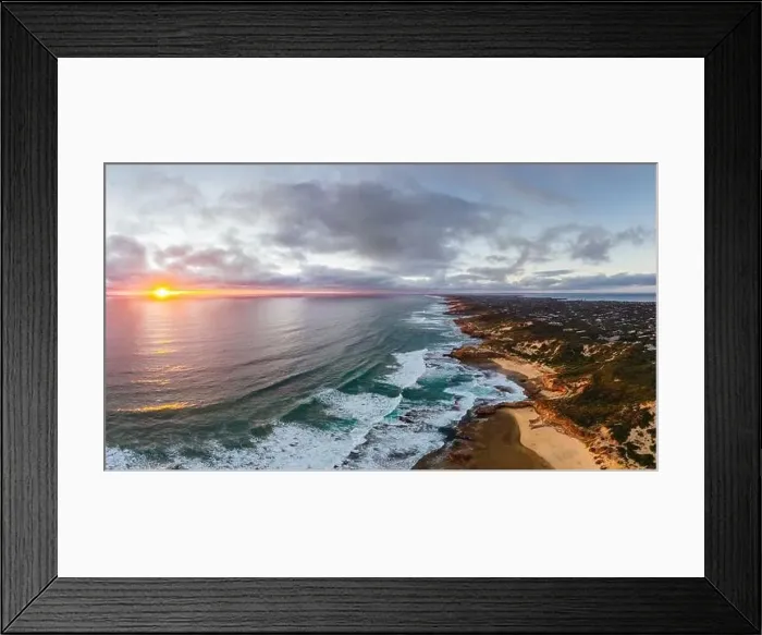 Framed Print : Aerial View of Point Nepean Australia Framed Print : Aerial View of Point Nepean Australia