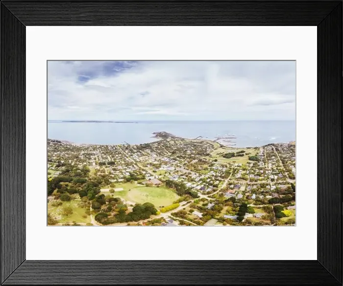 Framed Print : Aerial View of Flinders in Australia Framed Print : Aerial View of Flinders in Australia