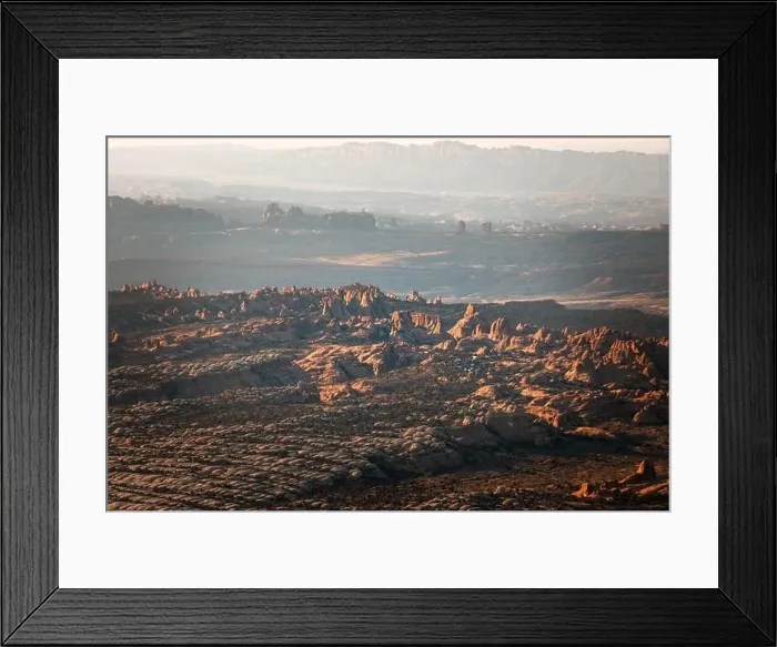 Framed Print : Aerial view on the the Arches National Park, Utah Framed Print : Aerial view on the the Arches National Park, Utah