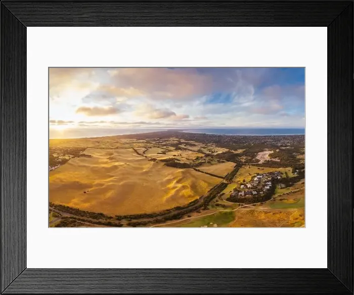Framed Print : Aerial View of Mornington Peninsula Australia Framed Print : Aerial View of Mornington Peninsula Australia