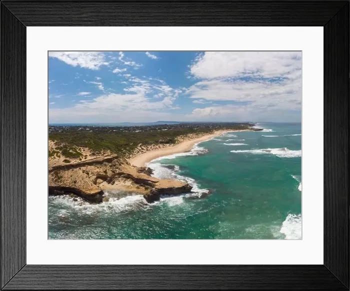 Framed Print : Aerial View of Mornington Peninsula Australia Framed Print : Aerial View of Mornington Peninsula Australia
