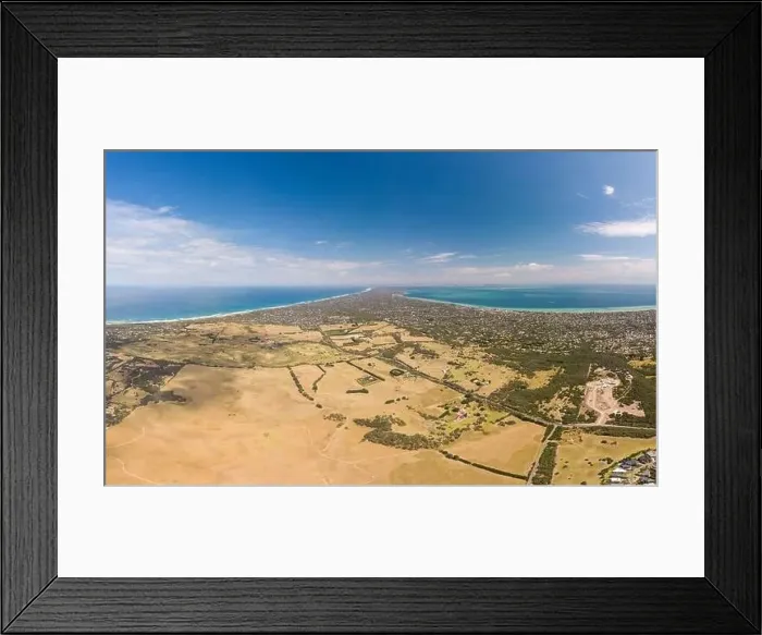 Framed Print : Aerial View of Mornington Peninsula Australia Framed Print : Aerial View of Mornington Peninsula Australia